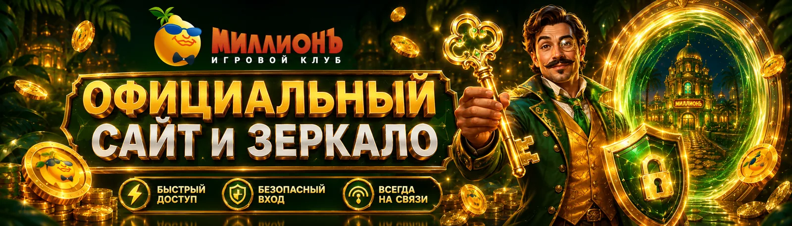 Официальный сайт казино Миллион
